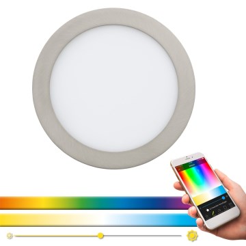 Eglo 33317 - Faretto da incasso LED RGBW dimmerabile FUEVA-C LED/15,6W/230V 2700-6500K diam. 22,5 cm
