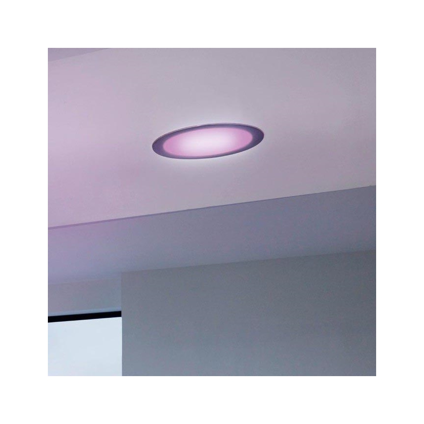 Eglo 33317 - LED RGBW dimmbares Einbau-Downlight FUEVA-C LED/15,6W/230V 2700-6500K Ø 22,5 cm