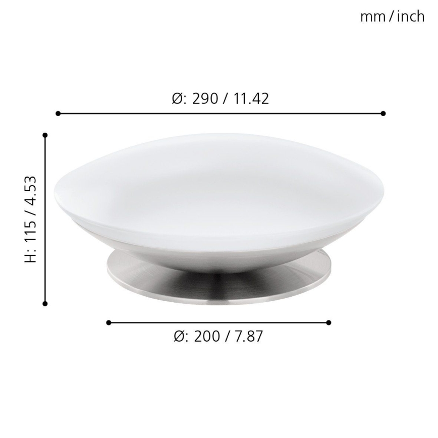 Eglo 33324 - Lampada da tavolo LED RGBW dimmerabile FRATTINA-C LED/18W/230V cromo satinato