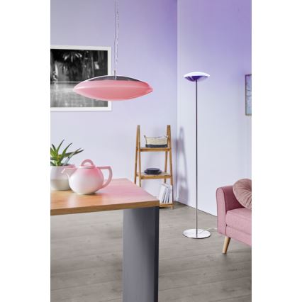 Eglo 33325 - Lampada da terra dimmerabile LED RGBW FRATTINA-C LED/18W/230V cromo opaco
