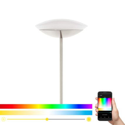 Eglo 33325 - Lampada da terra dimmerabile LED RGBW FRATTINA-C LED/18W/230V cromo opaco