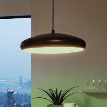 Eglo 33328 - LED RGBW Lampadario dimmerabile a sospensione con filo RIODEVA-C LED/27W/230V 2700-6500K nero