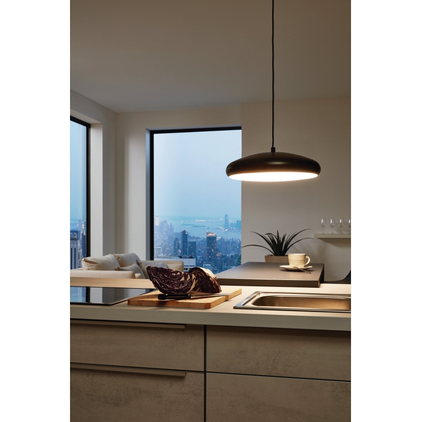 Eglo 33328 - LED RGBW Lampadario dimmerabile a sospensione con filo RIODEVA-C LED/27W/230V 2700-6500K nero