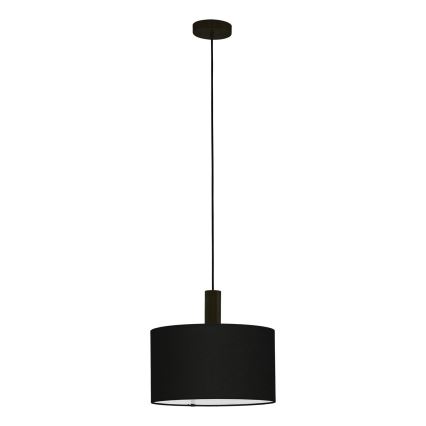 Eglo 33354 - Lampadario a sospensione su cavo AMANI 1xE27/60W/230V Ø 38 cm nero