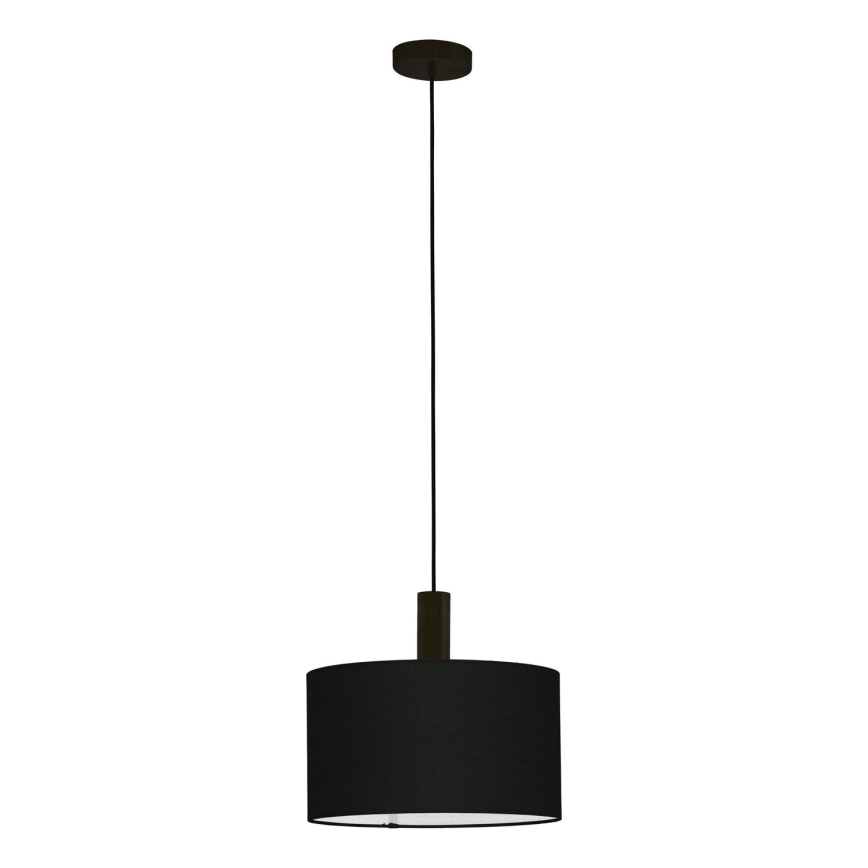Eglo 33354 - Lampadario a sospensione su cavo AMANI 1xE27/60W/230V Ø 38 cm nero