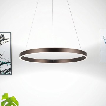 Eglo 33483 - Suspension sur câble LED ALCAZABA 2xLED/18W/230V 3000K Ø 55 cm bronze