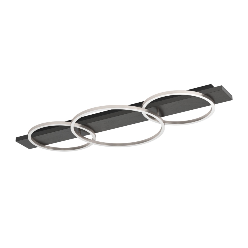 Eglo 33488 - Plafoniera LED BOYAL 2xLED/12W/230V + LED/12W nera