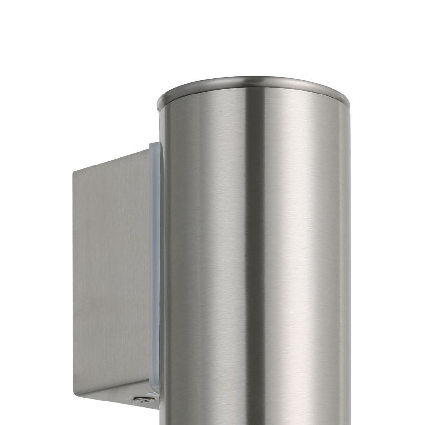 Eglo 33581 - LED RGBW Applique da esterno dimmerabile RIGA 1xGU10/5W/230V 2700-6500K IP44 cromo opaco