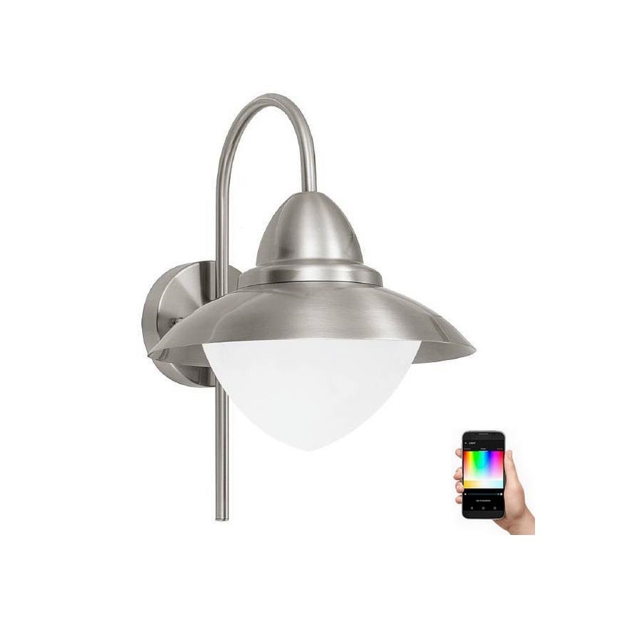 Eglo 33583 - Applique da esterno LED RGBW SIDNEY 1xE27/9W/230V IP44