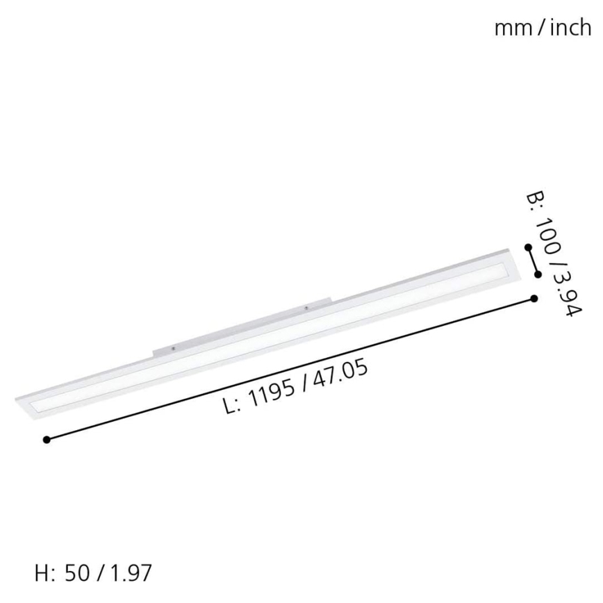 Eglo 33589 - LED RGBW Pannello dimmerabile SALOBRENA-C LED/34W/230V + telecomando