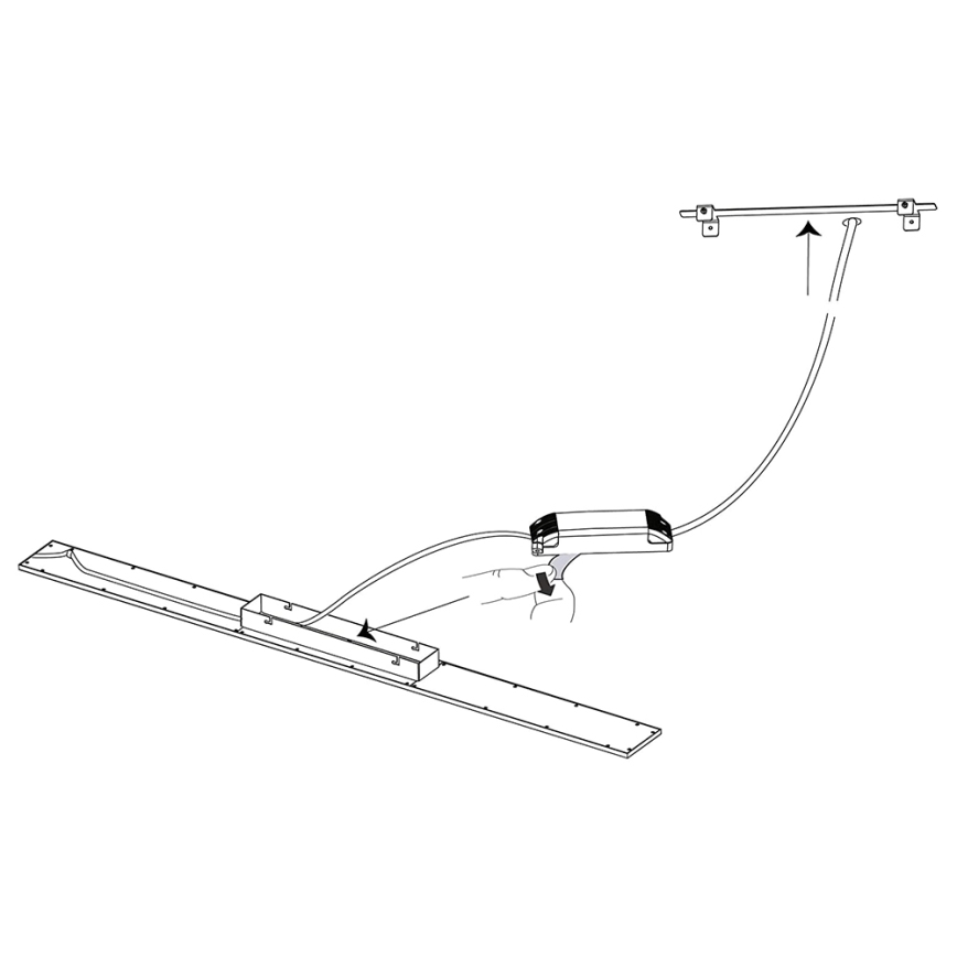 Eglo 33589 - LED RGBW Pannello dimmerabile SALOBRENA-C LED/34W/230V + telecomando