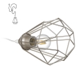 Eglo 33618 - Lampada da tavolo con spina TARBES 1xE27/60W/230V