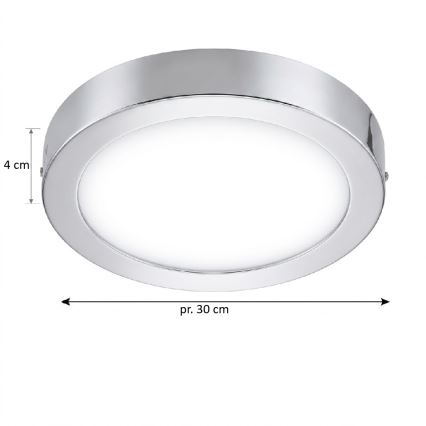 Eglo 33667 - LED RGBW dimmbares Badezimmer-Deckenleuchte FUEVA-C LED21W/230V Ø 30 cm IP44