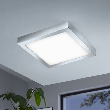 Eglo 33668-LED RGBW Dimmbare Badleuchte FUEVA-C 21W/230V 2700-6500K 30x30cm IP44