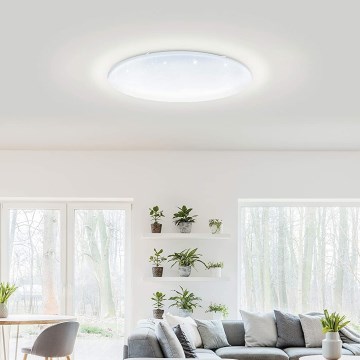 Eglo 33669 - Plafoniera dimmerabile RGBW TOTARI-C LED/43W/230V 2700-6500K bianco + telecomando