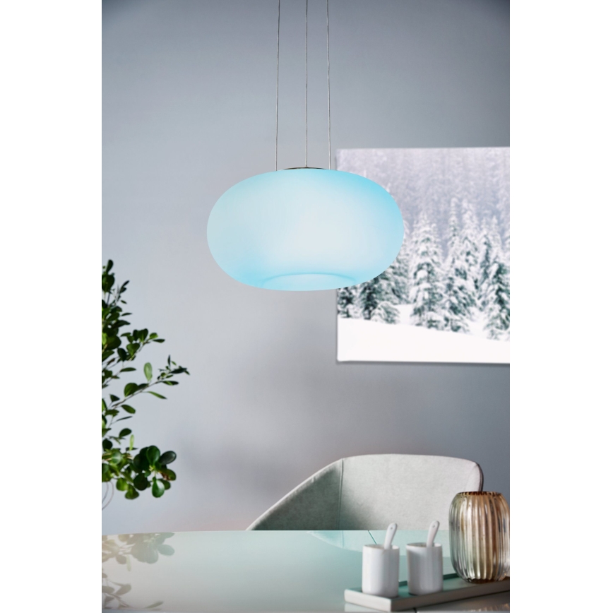 Eglo 33766 - Suspension filaire RGBW à intensité variable OPTICA-C LED/22W/230V