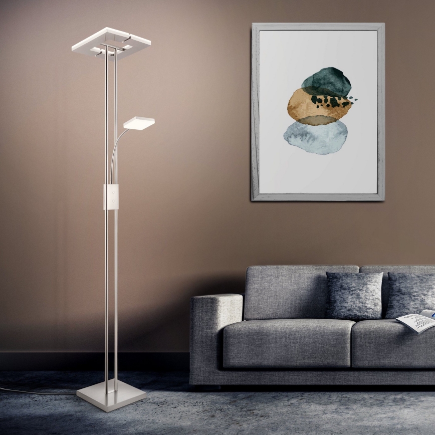 Eglo 33817 - LED Dimmerabile touch lampada con piedistallo SOLANO LED/30W/230V + LED/4W