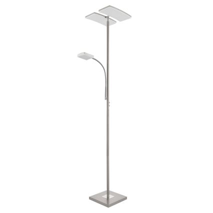 Eglo 33819 - Lampadaire tactile à intensité variable SOLANO LED/30W/230V + LED/4W