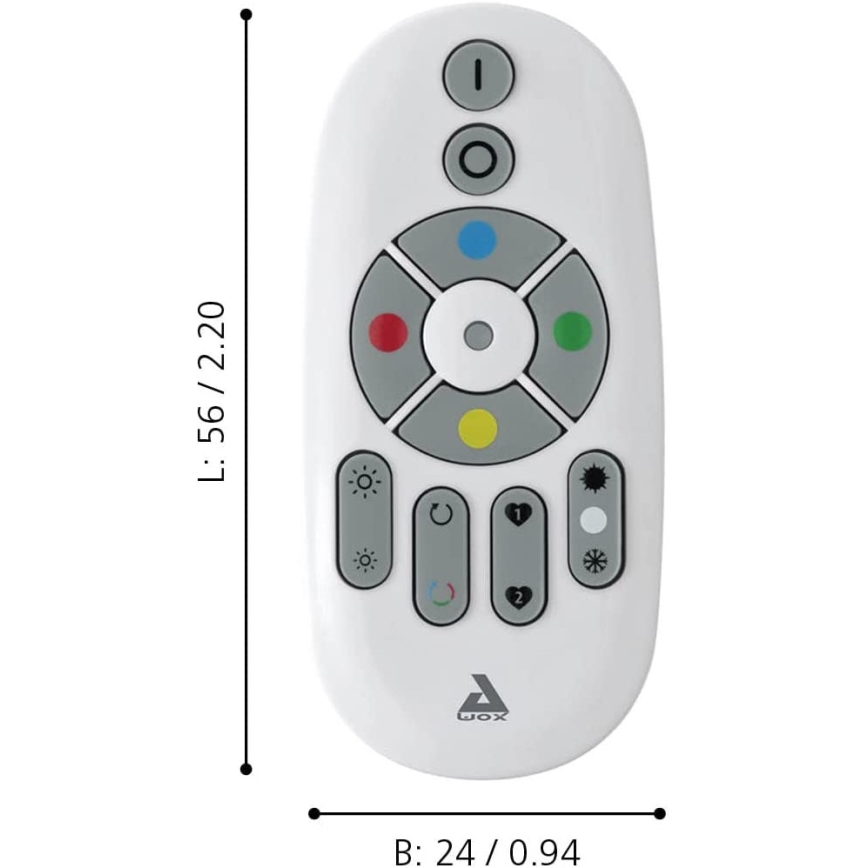 Eglo - Fernbedienung CONNECT-Z 2xAAA Bluetooth ZigBee