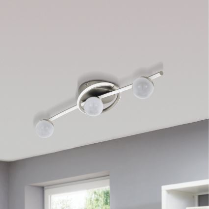 Eglo 34024 - Plafoniera LED AQUINO 3xLED/3,5W/230V + LED/4,5W + LED/7W