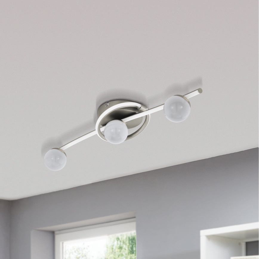 Eglo 34024 - Plafoniera LED AQUINO 3xLED/3,5W/230V + LED/4,5W + LED/7W