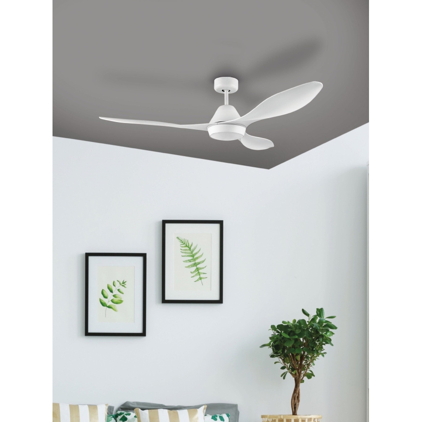 Eglo - Ventilateur de plafond LED/18W/230V + télécommande