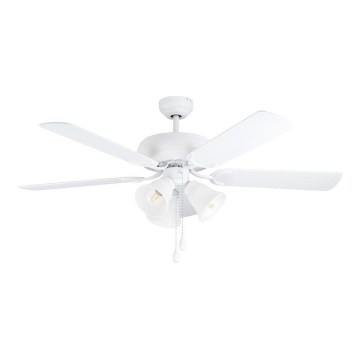 Eglo 35076 - Deckenventilator LAS PALMAS 3xE27/40W/230V weiß