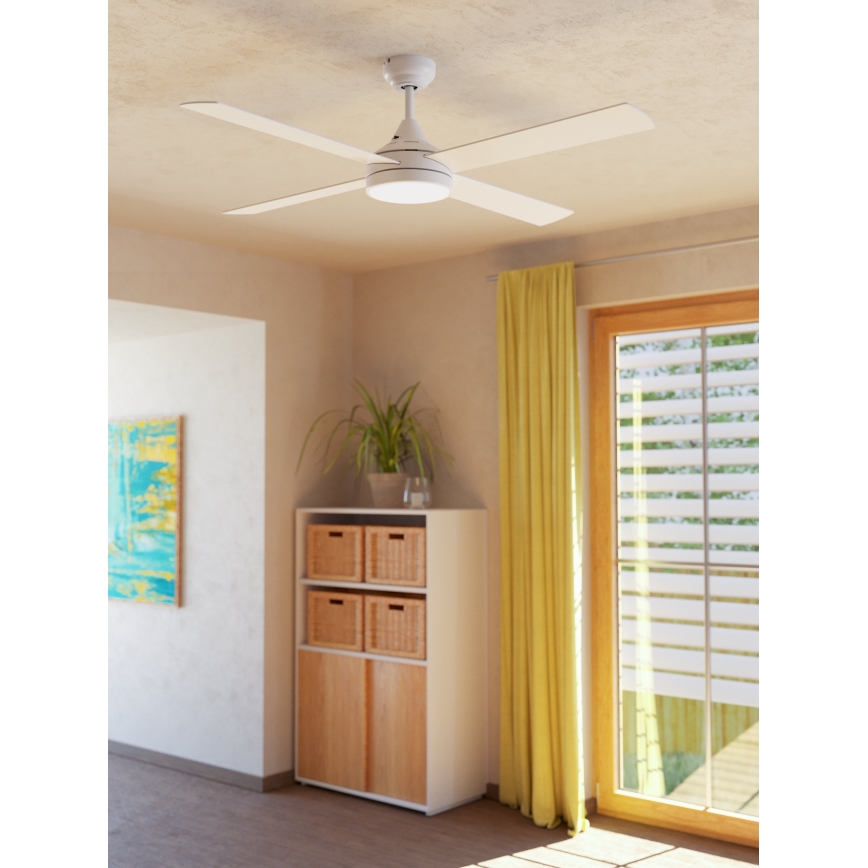 Eglo - LED-Deckenventilator LED/20W/230V 3000/4000/5000K + Fernbedienung weiß