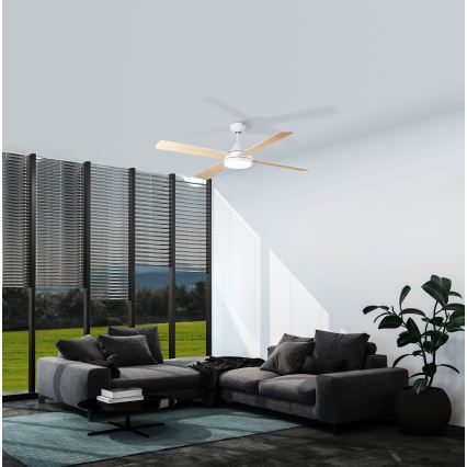 Eglo - LED-Deckenventilator LED/20W/230V 3000/4000/5000K + Fernbedienung weiß