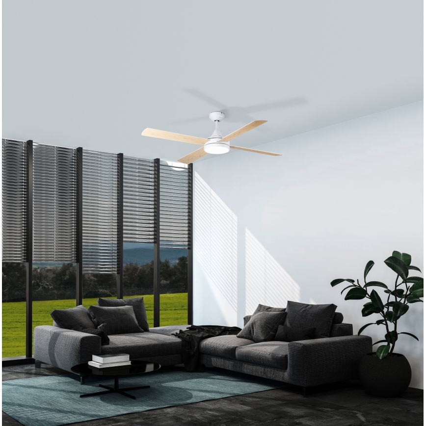 Eglo - LED-Deckenventilator LED/20W/230V 3000/4000/5000K + Fernbedienung weiß