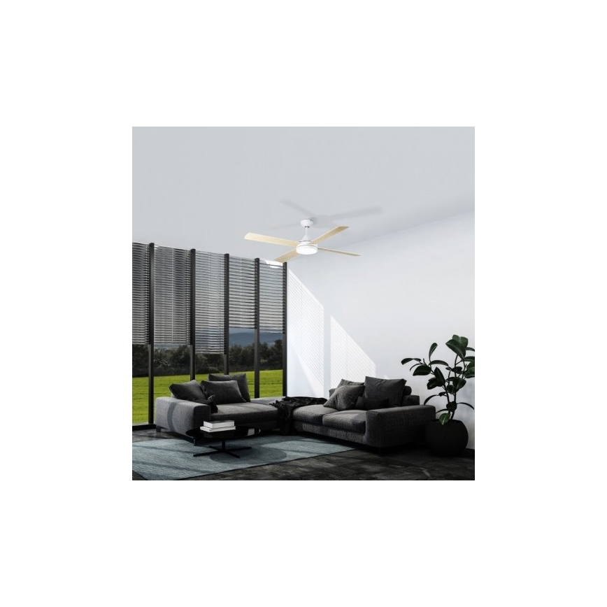 Eglo - LED-Deckenventilator LED/20W/230V 3000/4000/5000K + Fernbedienung weiß