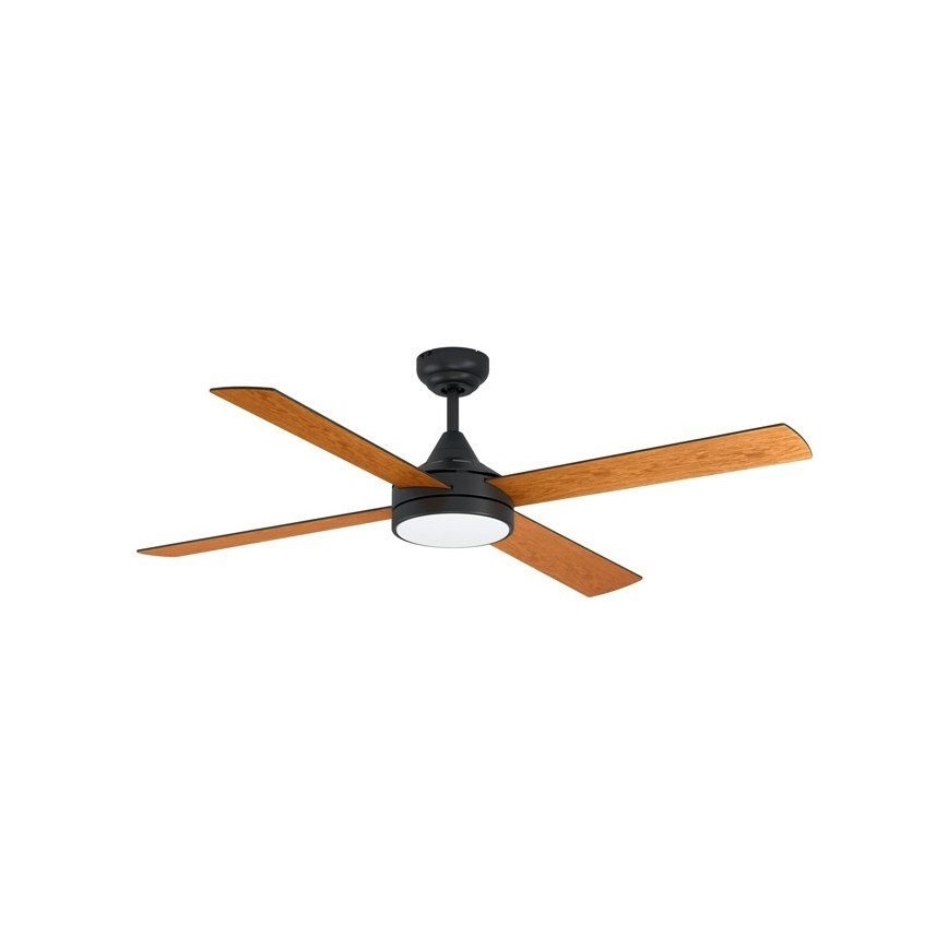Eglo - LED Dimmbarer Deckenventilator LED/20W/230V + FB schwarz