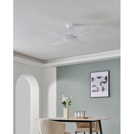 Eglo - Ventilatore da soffitto 52W/230V + telecomando bianco