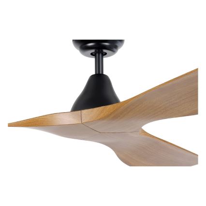 Eglo - Deckenventilator Ø 132 cm, braun + Fernbedienung