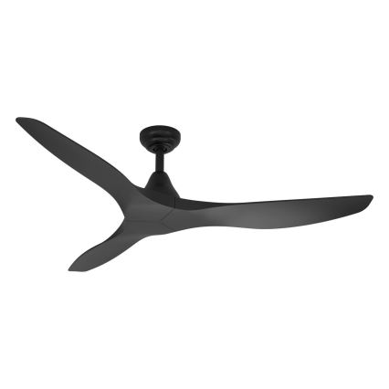 Eglo - Ventilatore da soffitto Ø 132 cm nero + telecomando