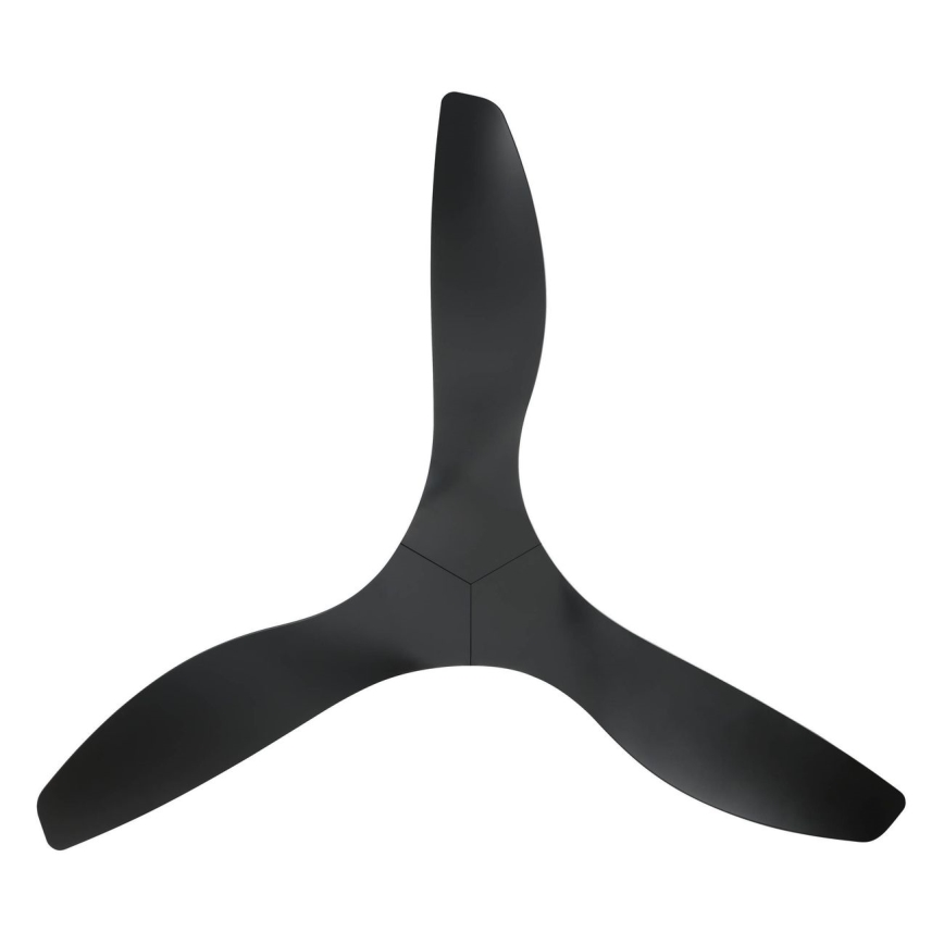Eglo - Ventilatore da soffitto Ø 132 cm nero + telecomando