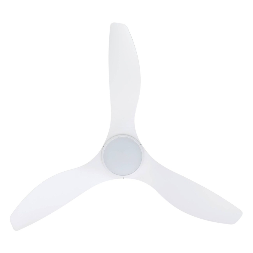 Eglo - Ventilateur de plafond LED/19 W/230 V Ø 132 cm blanc + télécommande