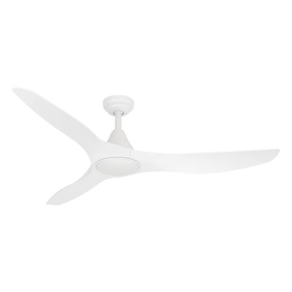 Eglo - Ventilatore da soffitto LED 19 W/230 V Ø 132 cm bianco + telecomando