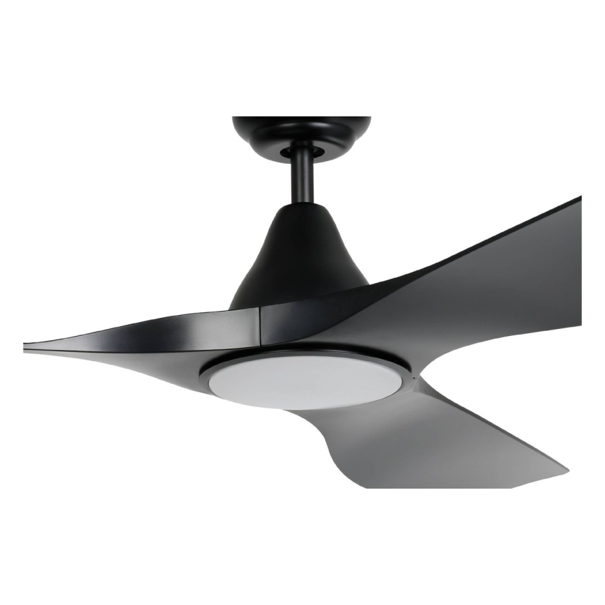 Eglo - LED-Deckenventilator LED/20W/230V 3000/4000/5000K Ø 132 cm schwarz + Fernbedienung