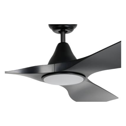 Eglo - Ventilatore da soffitto LED/19W/230V Ø 132 cm nero + telecomando