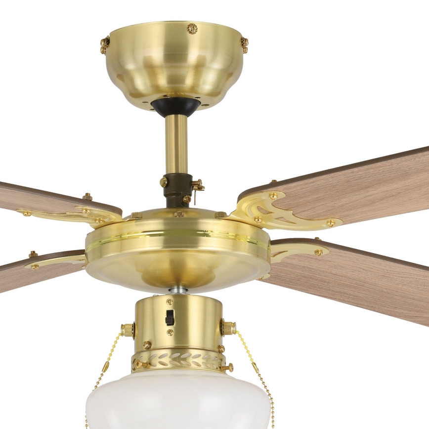 Eglo - Deckenventilator 1xE27/60W/230V golden