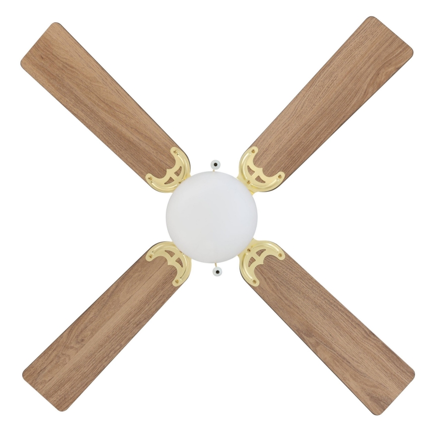 Eglo - Deckenventilator 1xE27/60W/230V golden