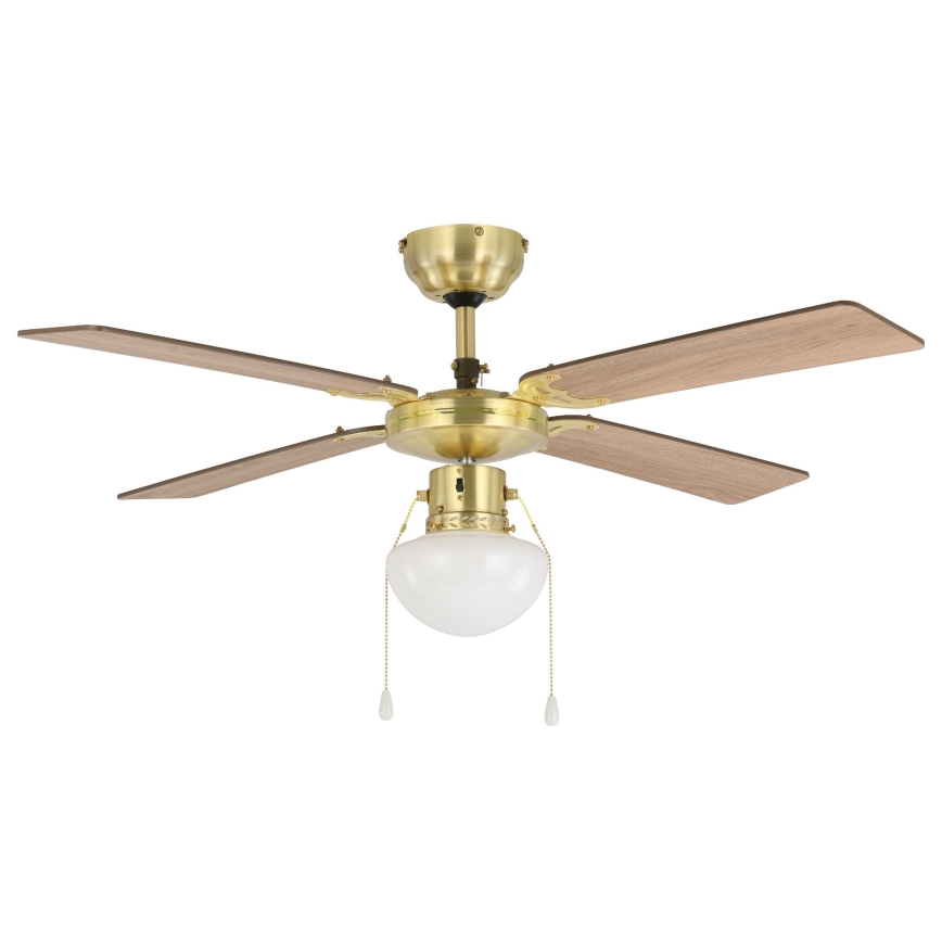 Eglo - Deckenventilator 1xE27/60W/230V golden