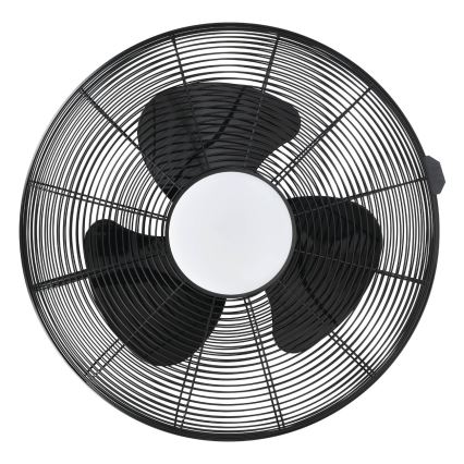 Eglo - LED-Deckenventilator LED/15W/230V Ø 53 cm schwarz + Fernbedienung
