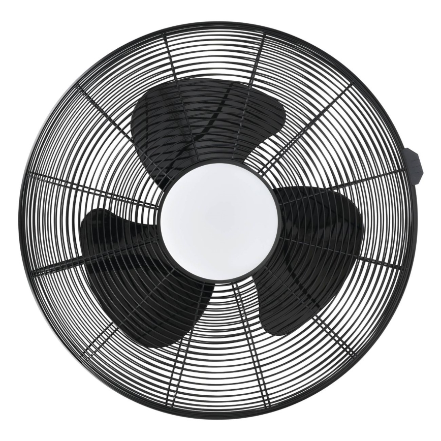 Eglo - LED-Deckenventilator LED/15W/230V Ø 53 cm schwarz + Fernbedienung