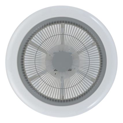 Eglo - Ventilateur de plafond à intensité variable LED/25,5W/230V gris + télécommande