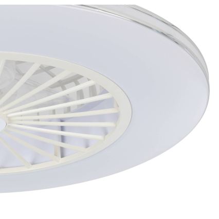 Eglo - Ventilatore da soffitto LED dimmerabile 3xLED/12,6W/230V Ø 55 cm bianco + telecomando