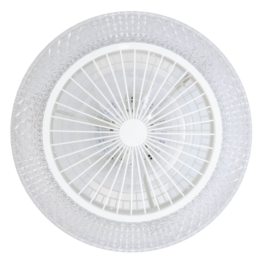 Eglo - Dimmbarer LED-Deckenventilator 3x LED/12,6 W/230 V 2700–6500 K Ø 55 cm weiß + Fernbedienung