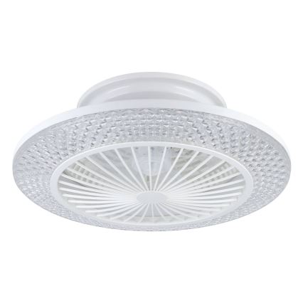 Eglo - Ventilatore da soffitto LED dimmerabile 3xLED/12,6W/230V 2700-6500K Ø 55 cm bianco + telecomando
