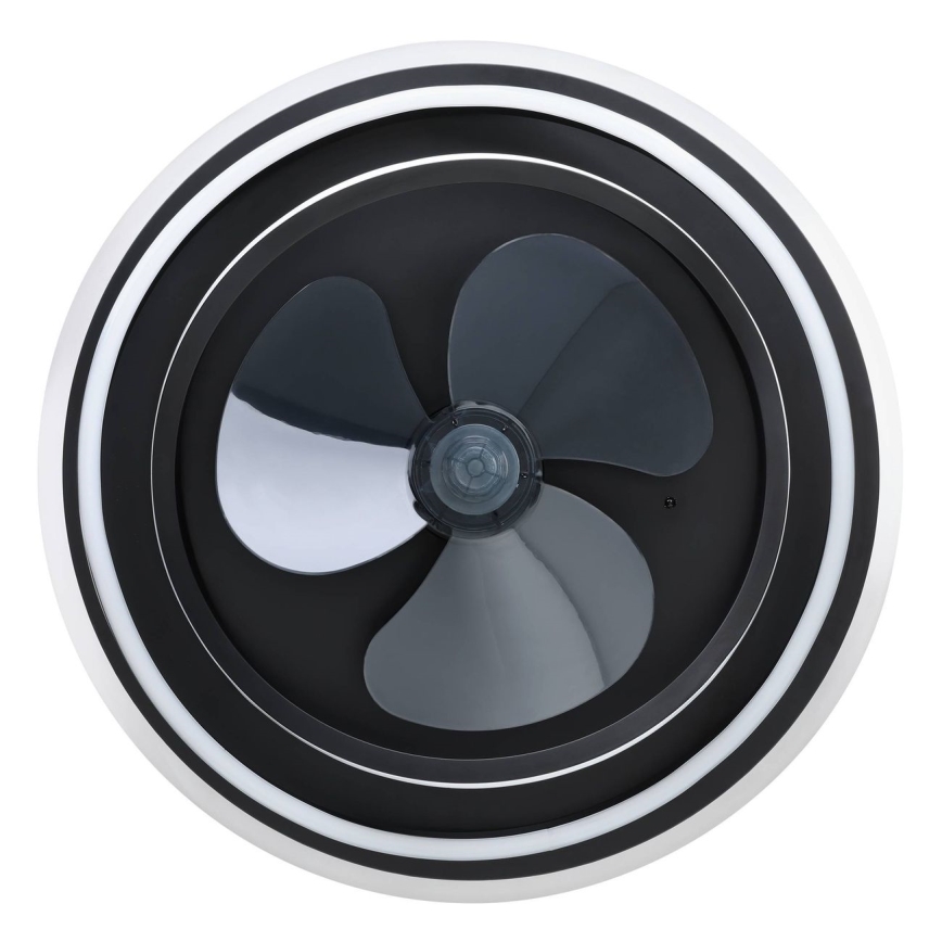 Eglo - ventilatore da soffitto dimmerabile a LED 4xLED/9W/230V 2700-6500K Ø 50 cm nero + telecomando